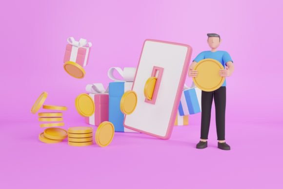 3D Saving Money in Smartphone: A Visual Guide to Modern Finance Concepts