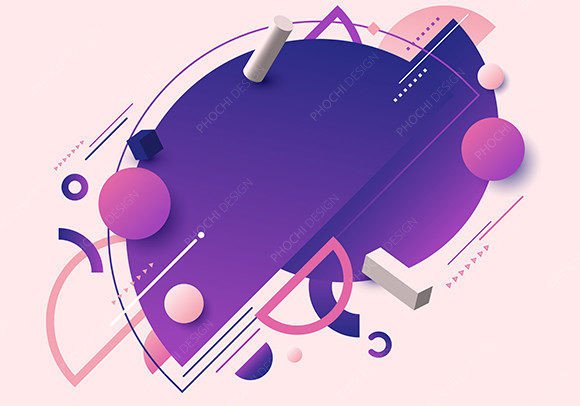 Abstract 3D Geometric Elements Pattern: A Design Tool for Modern Creativity
