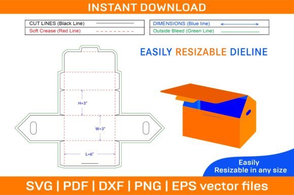 Creating Custom Boxes with the House Shaped Top Flip Box Dieline Template