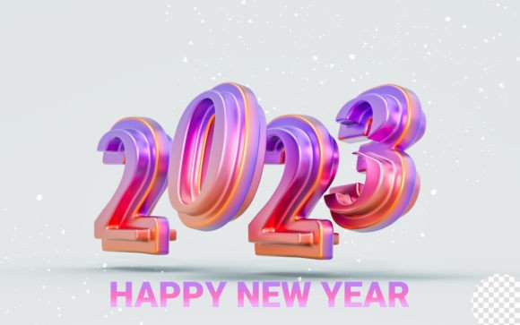 Holiday Cheer with Happy New Year 2023 Banner Template Desi