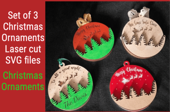 Laser Cut Christmas Ornament SVG: A Creative and Customizable Holiday Tradition