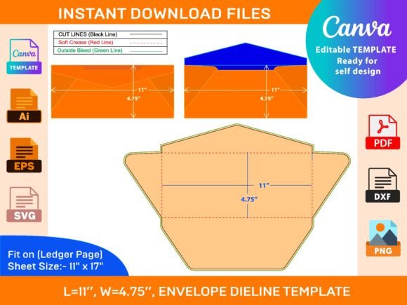 Regular Envelope 4.75x11 Inch Dieline: A Practical Guide for Designers and Businesses