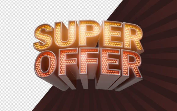 Super Offer Sale Banner Template Design for Big Discounts in Shopping Malls