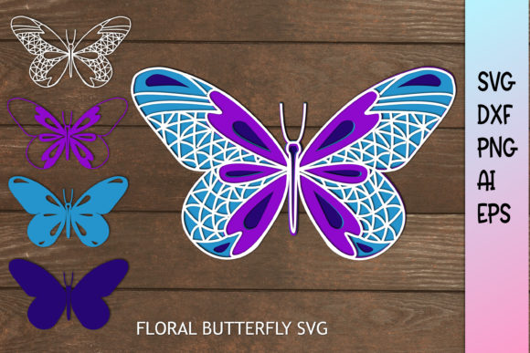 The Mandala Butterfly: A Symbol of Elegance in 3D SVG Design