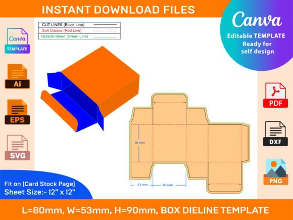 Tuck End Cosmetic Box Dieline Template: A Practical Tool for Custom Packaging Design